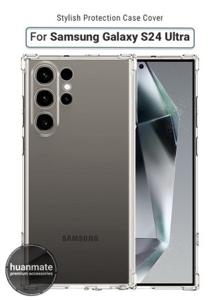 Samsung Galaxy S24 Ultra Shock Proof Case Cover - Ultra Clear, Durable & Accurate Cut-outs - Scratch, Dust & Smudge Protection - Clear Silicon Back Cover for Samsung Galaxy S24 Ultra - pzsku/Z73FCE279D8B30D003740Z/45/_/1722275807/0165461b-2f4e-4eca-b49e-ed5e89a6d489