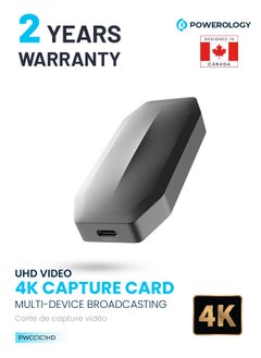 Powerology UHD Video 4K Capture Card Multi-Device Broadcasting  - Image 1