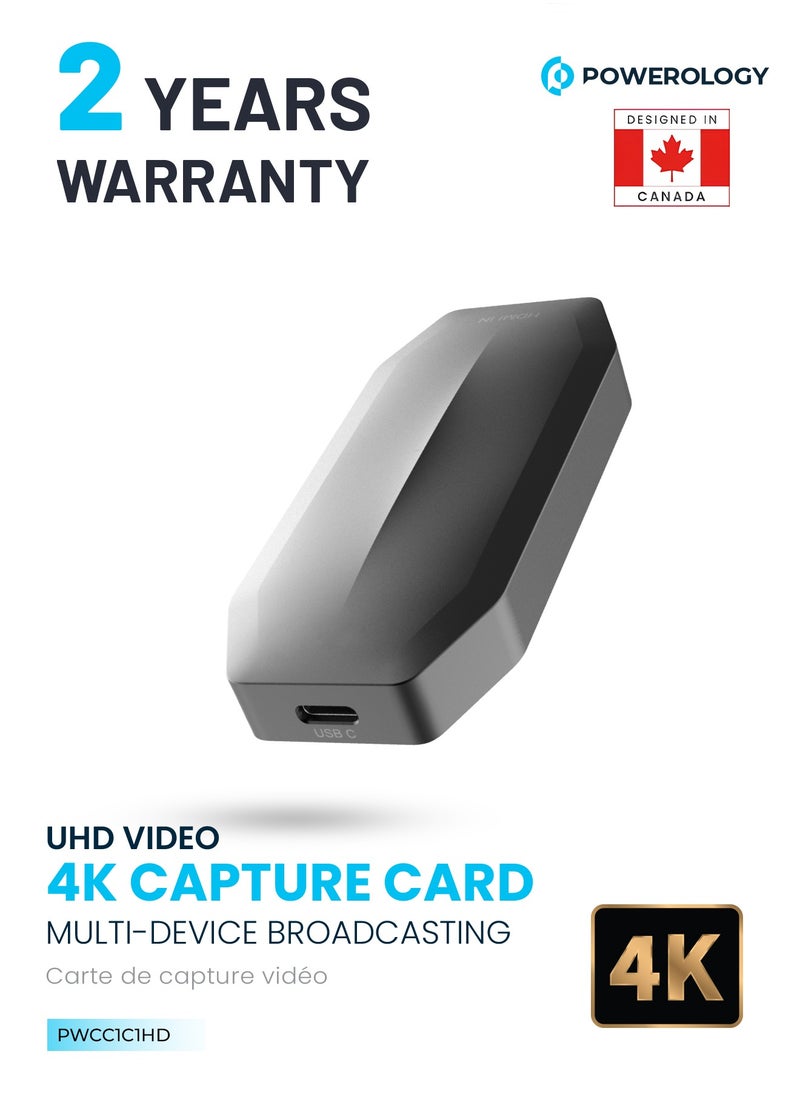 Powerology - UHD Video 4K Capture Card Multi-Device Broadcasting - Image 1