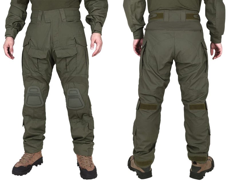 KRYDEX Tactical Men's K3 Combat Pants with Knee Pads (US, Alpha, X-Large, Regular, Regular, Ranger Green) - Image 2