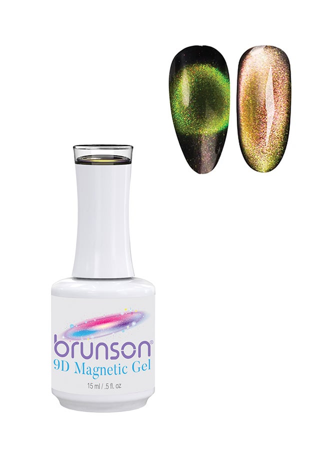 brunson Gel Polish 18ml 9D Magnetic Gel Nail Polish Glossy Shine Finish Long Lasting Soak off UV Gel Nal Polish for Nail Art French Manicure Pedicure Salon Quality Chip Resistant Gel Nail Extensions - Image 1