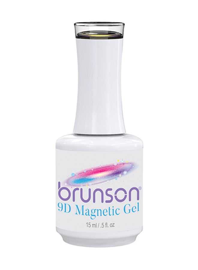 brunson Gel Polish 18ml 9D Magnetic Gel Nail Polish Glossy Shine Finish Long Lasting Soak off UV Gel Nal Polish for Nail Art French Manicure Pedicure Salon Quality Chip Resistant Gel Nail Extensions - Image 2