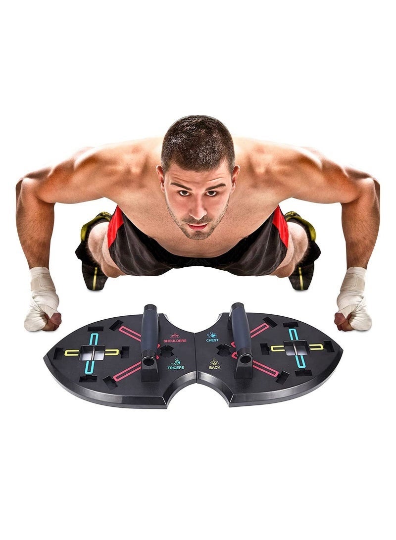 Arabest Push Up Board - Multi-function Push Up Stand, Foldable Portable Home Gym for Men and Women, Strength Training Equipment, Push up handles for Perfect Pushups - Image 1