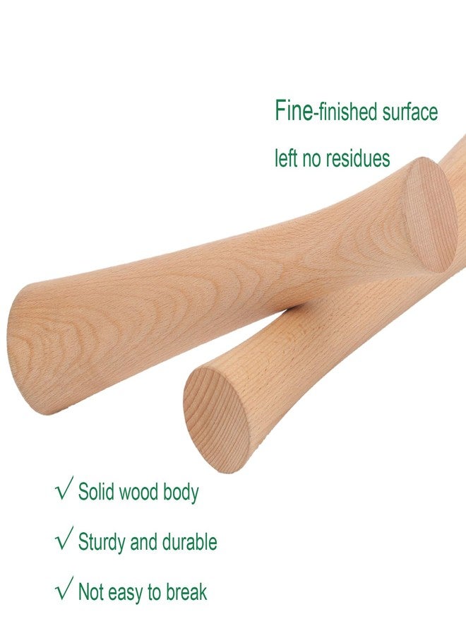 SusuBee Natural Wood Sauerkraut Pounder 12” Heavy Duty Vegetable Cabbage Fermentation Jar Tamper Croker Kitchen Fermenting Food Tool for Wide & Regular Mouth Mason Jar - Image 3