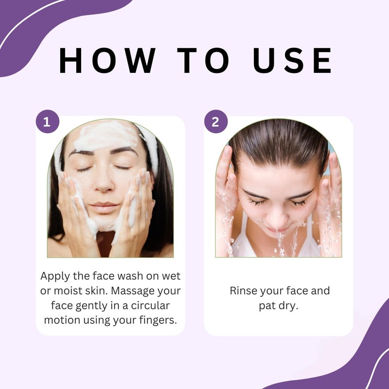 Aroma Treasures Lavender Face Wash for All Skin Types 100ml - Image 5