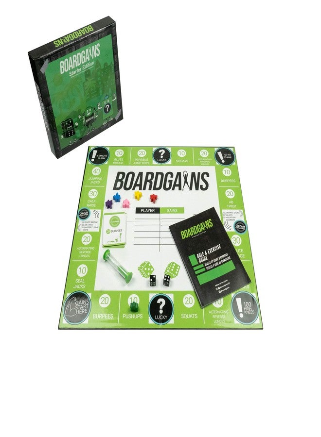 Boardgains إصدار BoardGains للمبتدئين – لعبة اللياقة البدنية المثالية للتمارين المنزلية، واللياقة البدنية الجماعية، والتربية البدنية. معسكر تدريبك الرياضي في صندوق! - Image 1