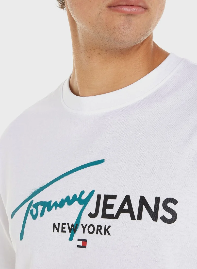 TOMMY JEANS Spray Pop Color Regular Fit T-Shirt