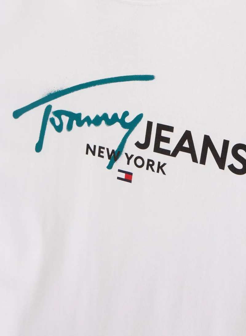 TOMMY JEANS Spray Pop Color Regular Fit T-Shirt