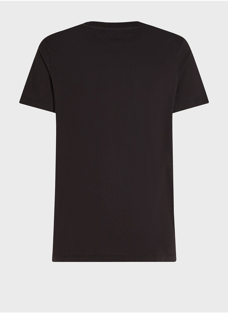 TOMMY HILFIGER - Logo Crew Neck T-Shirt - Image 1