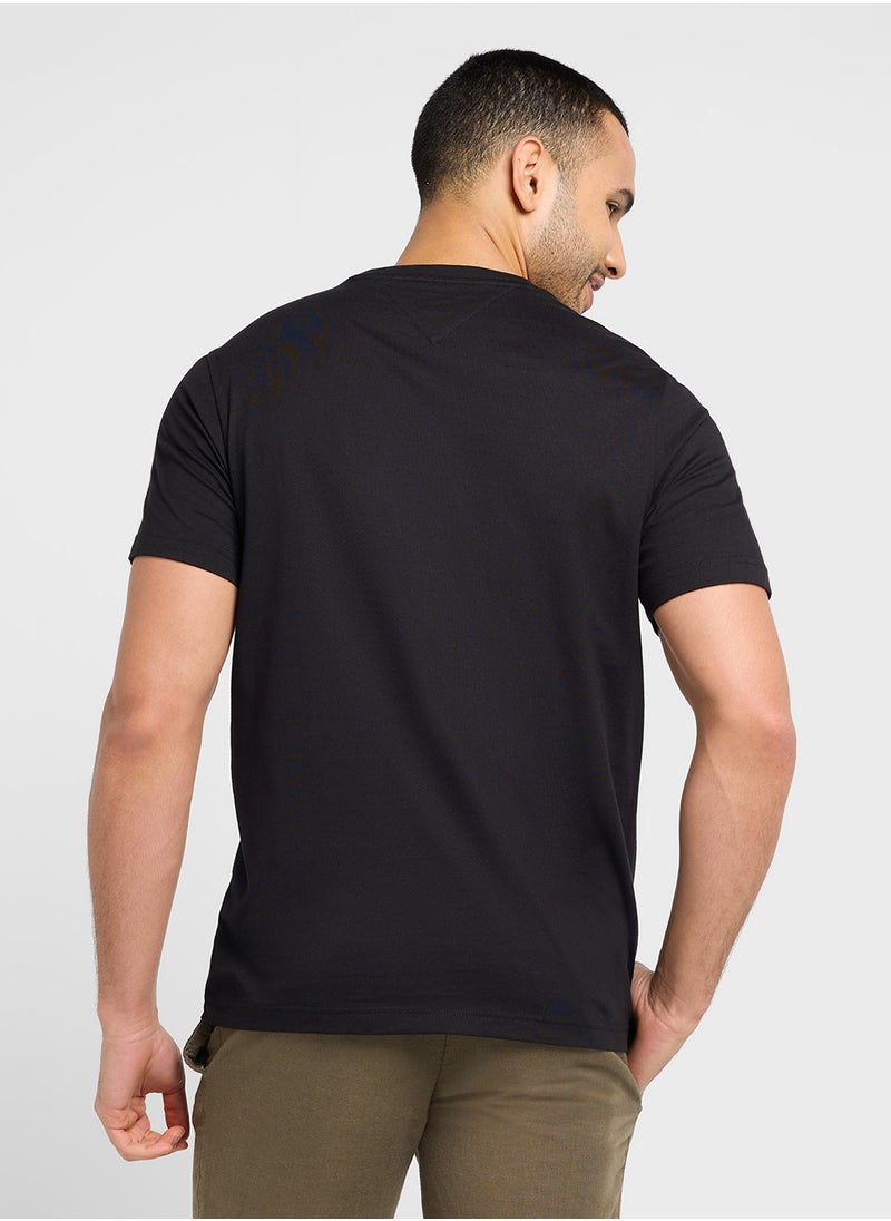 TOMMY HILFIGER - Logo Crew Neck T-Shirt - Image 1