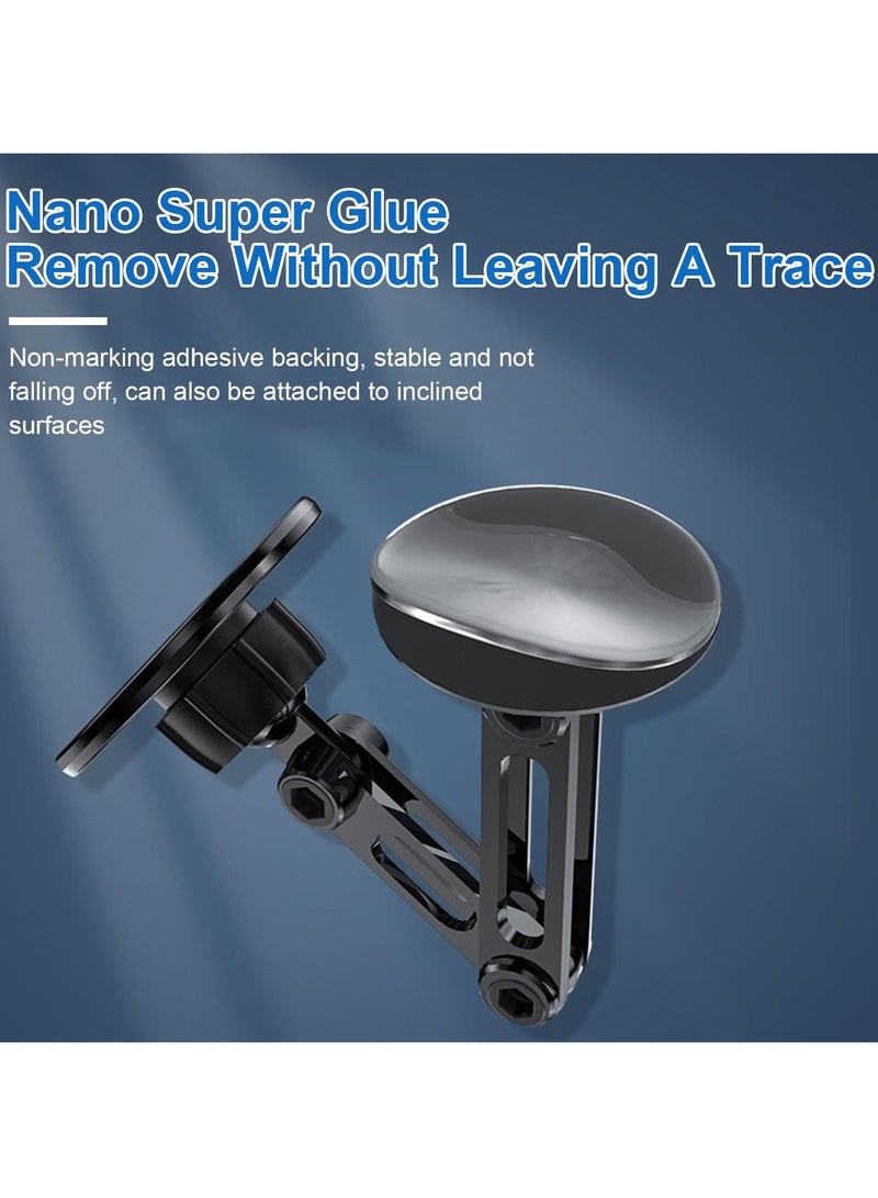 Suntown حامل هاتف للسيارة من SYOSI، حامل هاتف مغناطيسي للسيارة قابل للتعديل بزاوية 360 درجة، حامل هاتف مغناطيسي للسيارة، حامل هاتف معدني عالمي للسيارة لجميع الهواتف المحمولة - Image 3