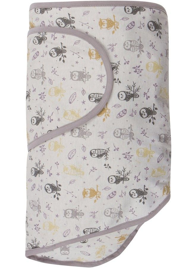 Miracle Blanket لفافة نوم قابلة للارتداء للأطفال حديثي الولادة من الأولاد أو البنات 0-3 أشهر بألوان البوم في الغابة - Image 1