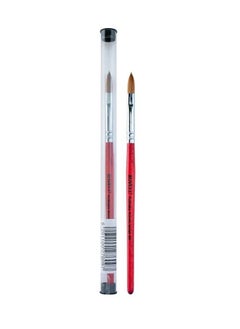 NOVELL Kolinsky Acrylic Nail Brush For More Comfortable & Secure Grip Size 8  - Image 1