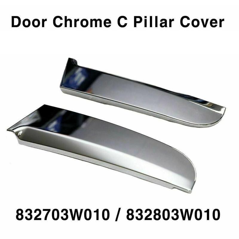 C Pillar Cover: Durable ABS Plastic, Perfect Fit for KIA Sportage 2011-2016 - Sleek Silver Finish, Easy Tool-Free Installation, 2-Pack Vehicle Trim for Car Interior - Image 5