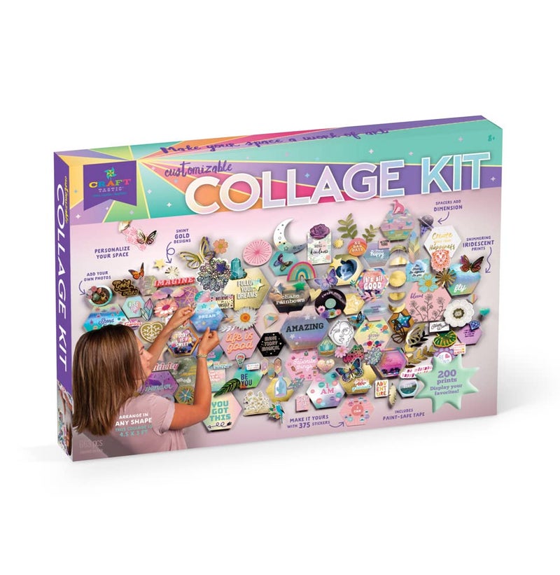 Craft Tastic Crafttastic Design Your Own Wall Collage DIY Wall Collage Craft Kit Personalize Your Space for Ages 8 - Image 3