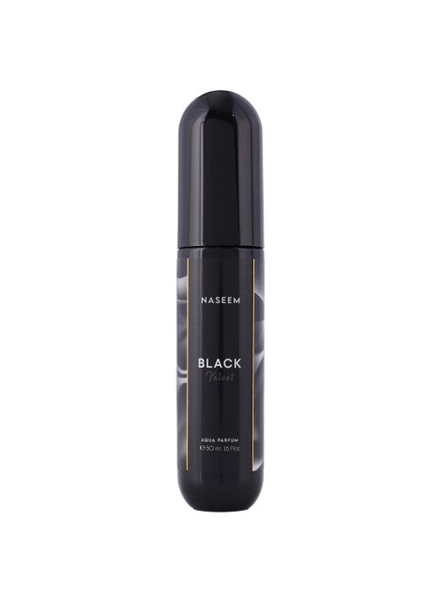 Black Velvet Capsule Perfume – Musk, Amber, & Raspberry Notes, Small Long-Lasting Aromatic Scent, Long Lasting  Eau de Parfum, 50ml