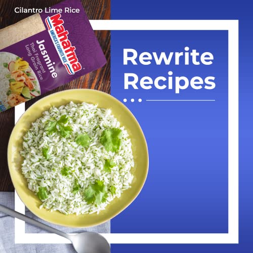 Mahatma Jasmine Rice, 2lb Bag of Rice, Thai, Indian, or Cambodian Fragrant Flavored Rice, Stovetop or Microwave Rice - Image 4
