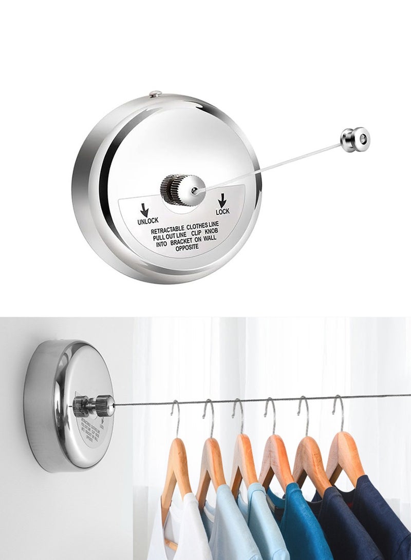 BEIRUI 304 Stainless Steel Wall Hanging Retractable Clothesline Hotel Engineering Bathroom Telescopic Invisible Balcony Clothes Line - Image 1