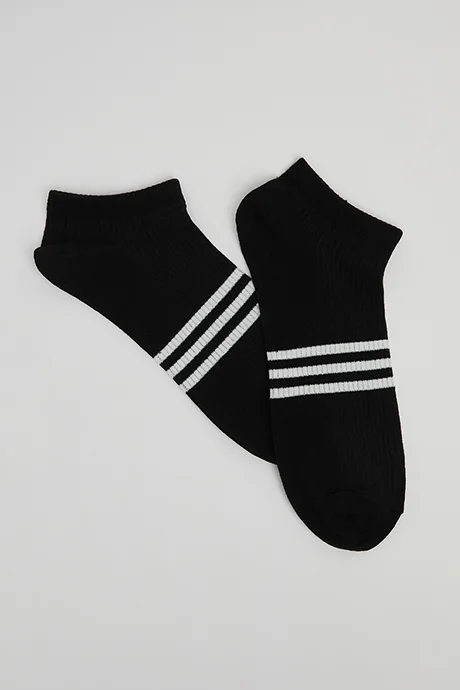 أر أند بي 3 Pack Striped Ankle Socks