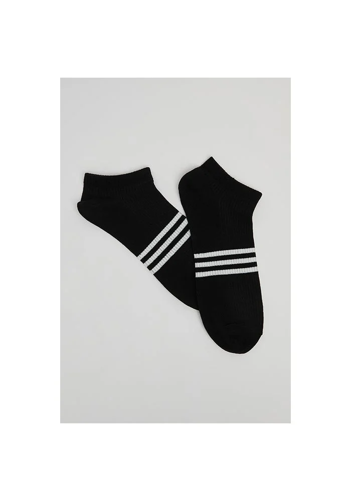 أر أند بي 3 Pack Striped Ankle Socks