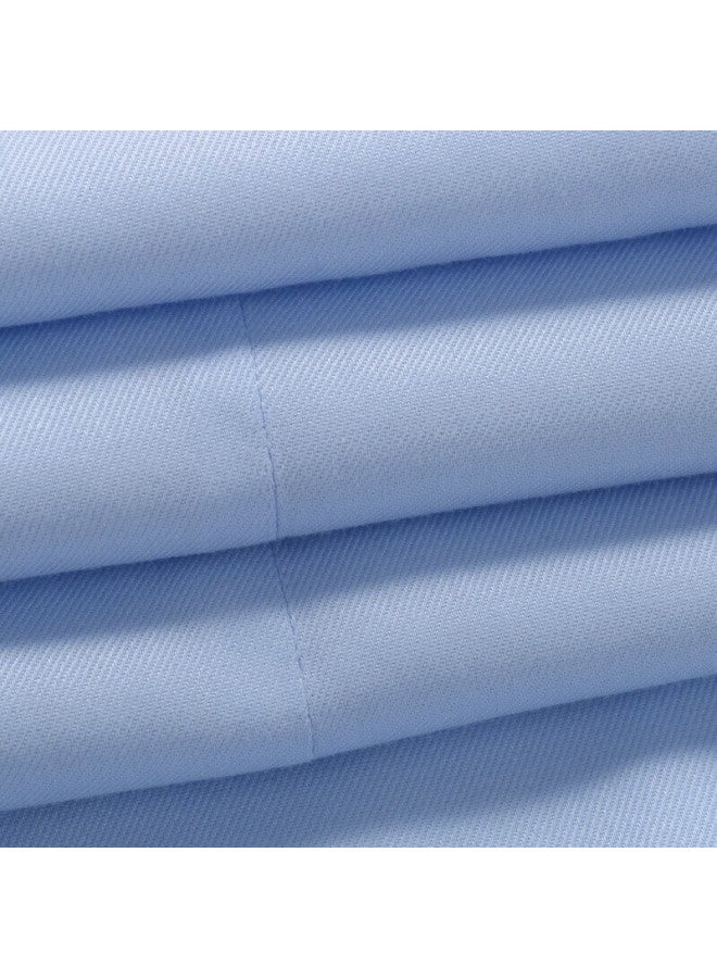 Youngor Men's Shirt, Autumn And Winter, Casual Formal Long-sleeve Shirt For Young Men, Vldd119872ify, Light Blue Plain Color, Size 44 - Image 4