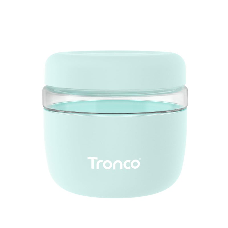 Tronco 24 oz Glass Food Storage Containers with Lids, Airtight, Leak & Spill Proof Glass Lunch Bowls for Meal Prep, Salad, Yogurt, Soup & Stew, Microwave & Dishwasher Safe, BPA-Free, Set of 1 - Image 1