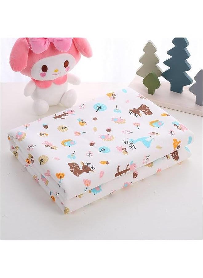 Gonice Baby Waterproof Bed Pad Bed Wetting Pads Washable for Kids Toddler, 80 * 100cm Potty Training Pads Baby Wateproof Pad Mat, Reusable Incontinence Underpads for Kids/Adult/Pets  - Image 1