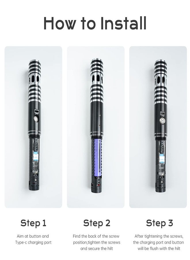 DAMIENSABER Updated 3.0 RGB 16 Sound Fonts Inner Core DIY Light Saber Electronics Kit Soundboard Infinite Color Smooth Swing Control Build Your Own Light Saber Kit - Image 5