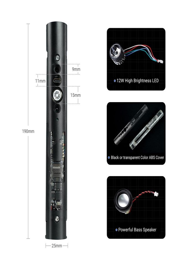 DAMIENSABER Updated 3.0 RGB 16 Sound Fonts Inner Core DIY Light Saber Electronics Kit Soundboard Infinite Color Smooth Swing Control Build Your Own Light Saber Kit - Image 4