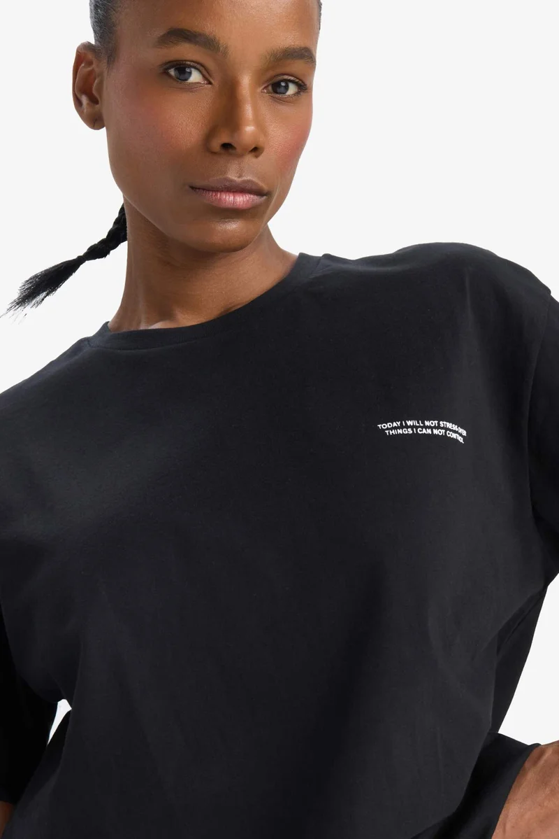 DeFacto DeFactoFit Oversize Fit Crew Neck T-Shirt