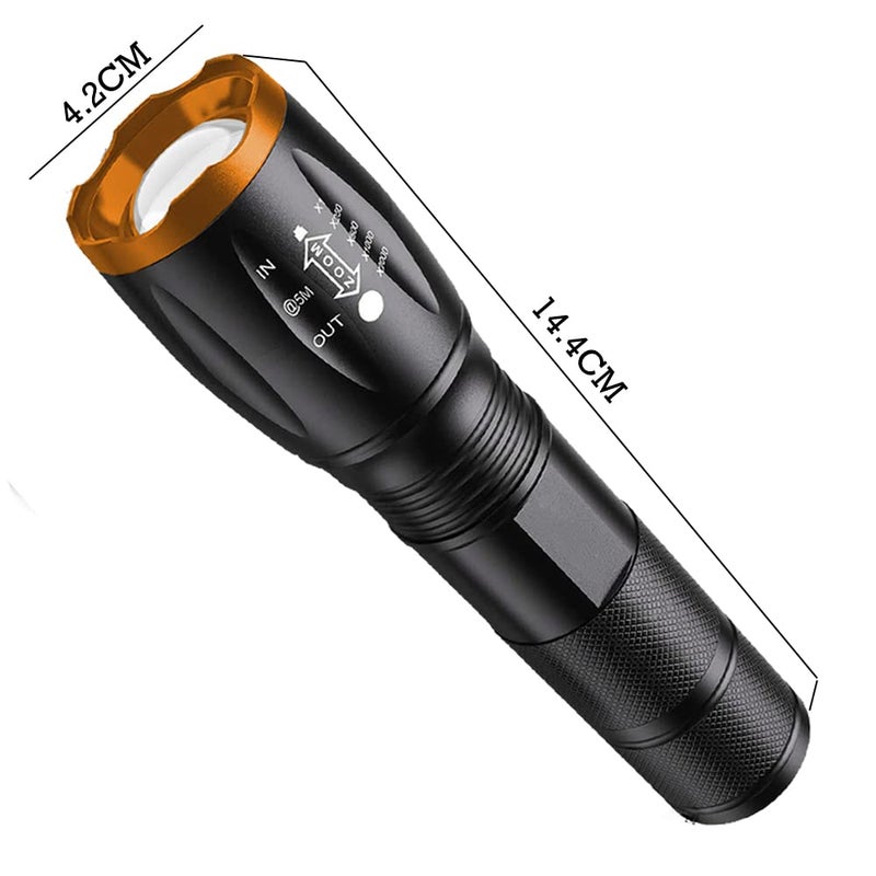 Generic 5 Modes Adjustable Focus Rechargeable Torch Handheld Light Zoomable LED  - Image 4