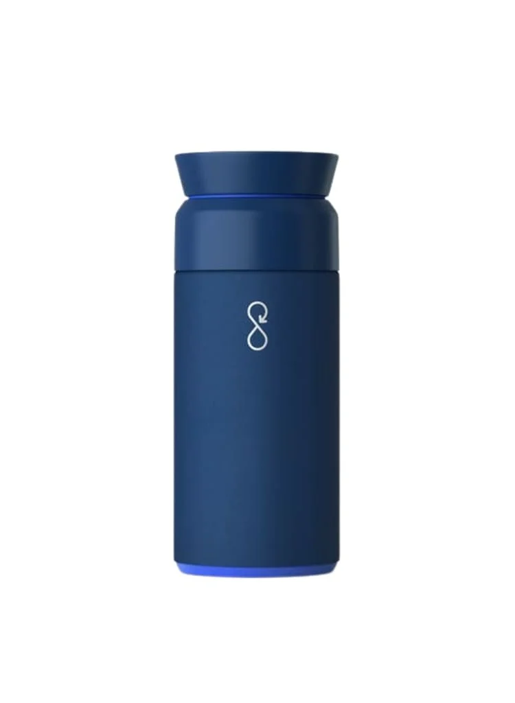 Ocean Bottle Brew Flask With 360º Leak Proof Lid Eco-Friendly Bottle 350ml - Ocean Blue