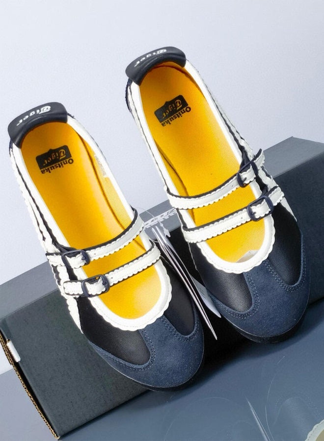 Onitsuka Tiger Mexico 66 TGRS Women’s Ballet Flats -Black | Comfortable & Stylish Casual Mary Jane Shoes  - Image 4