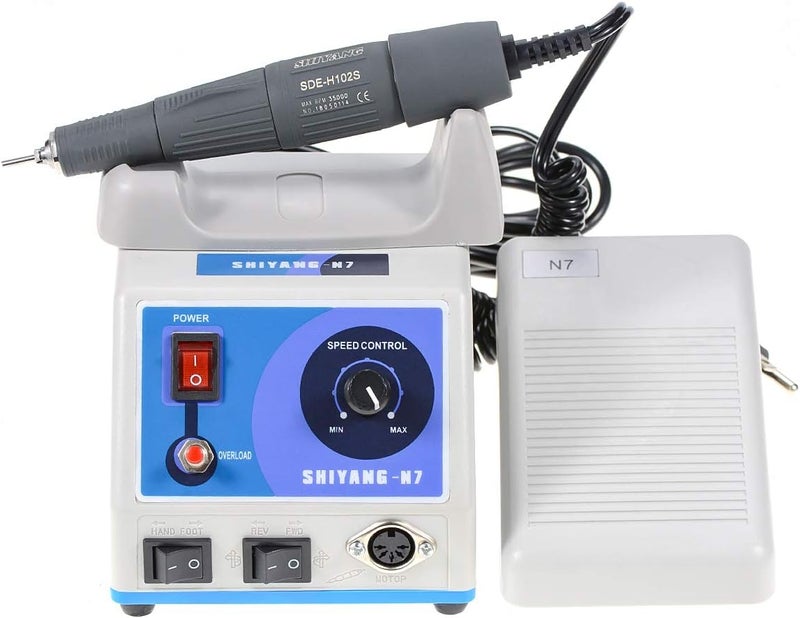 EustomA 35K RPM Grinder SY7+H102S Lab Equipment For Lab,Jewelry,Ceramics,Silicone,Glasswork,Woodcarving, Artware - Image 1