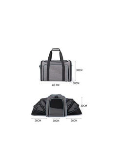 Pet Double Folding Bag Portable Pet Bag Breathable Double Expansion 3 Open Doors 2 Reflective Strips - pzsku/Z73FE61564DD607228471Z/45/_/1738695745/24575c88-efa0-4950-8eac-b01ab12e920e