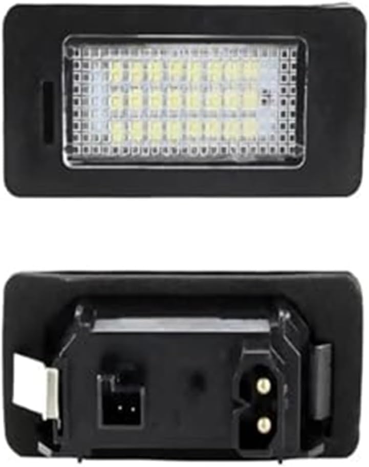 Wivplex 2pcs Canbus License Plate Light for BMW Models E82 E88 E90 E91 E92 E93 F30 F31 F45 E39 E60 F11 E70 X5 E84 X1 F22 - Image 1