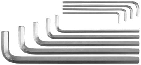 Inditrust 19 Pieces Hex Allen Key Wrench L Shape Repair Tool Set 10 pcs Black & 9 pcs White Allen key Allen Key Set - Image 3