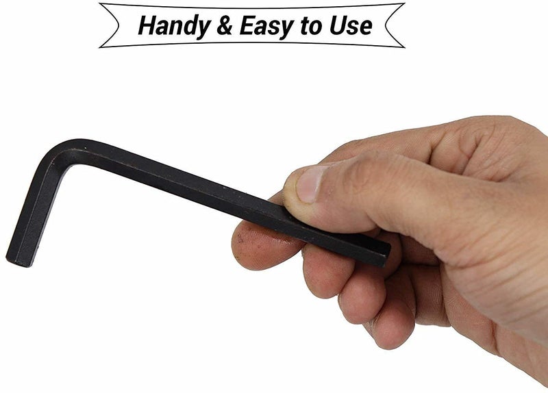 Inditrust 19 Pieces Hex Allen Key Wrench L Shape Repair Tool Set 10 pcs Black & 9 pcs White Allen key Allen Key Set - Image 5