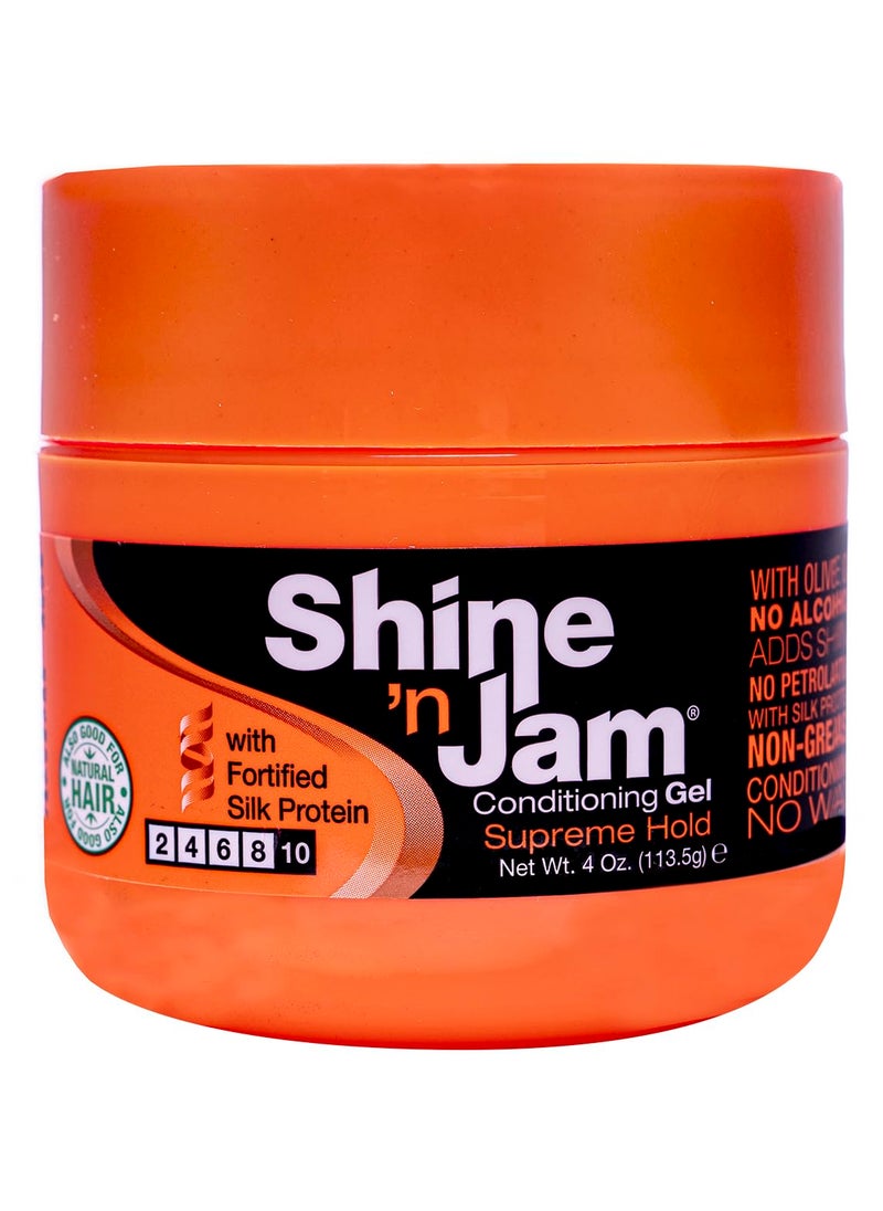 Ampro - Ampro Shine n Jam Conditioning Gel Supreme Hold 40 Oz Pack of 1 - Image 1