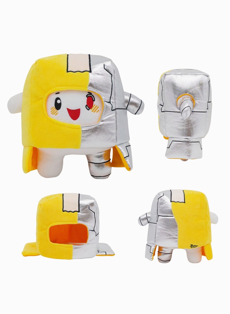 Lanky Boxy Cyborg Plush Toy, SYOSI Cute Lanky Plush Toy with LED, Half Box and Half Bot, Lanky Boxy Plush Toy, Lanky Merch Great Gift for Kids, Cartoon Fans - Image 1