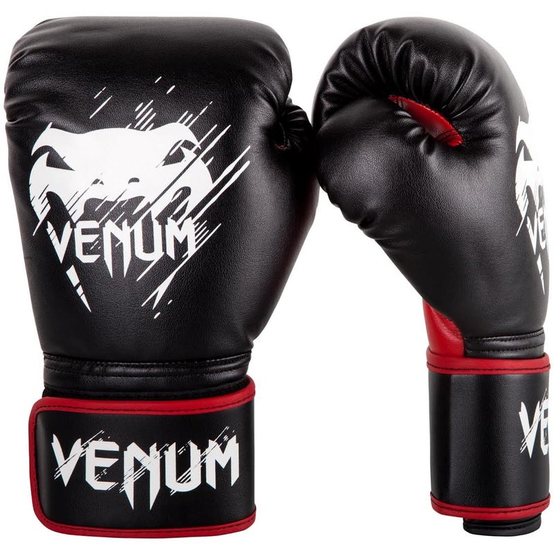 Venum Contender Kids Boxing Gloves BlackRed 6oz 6 oz