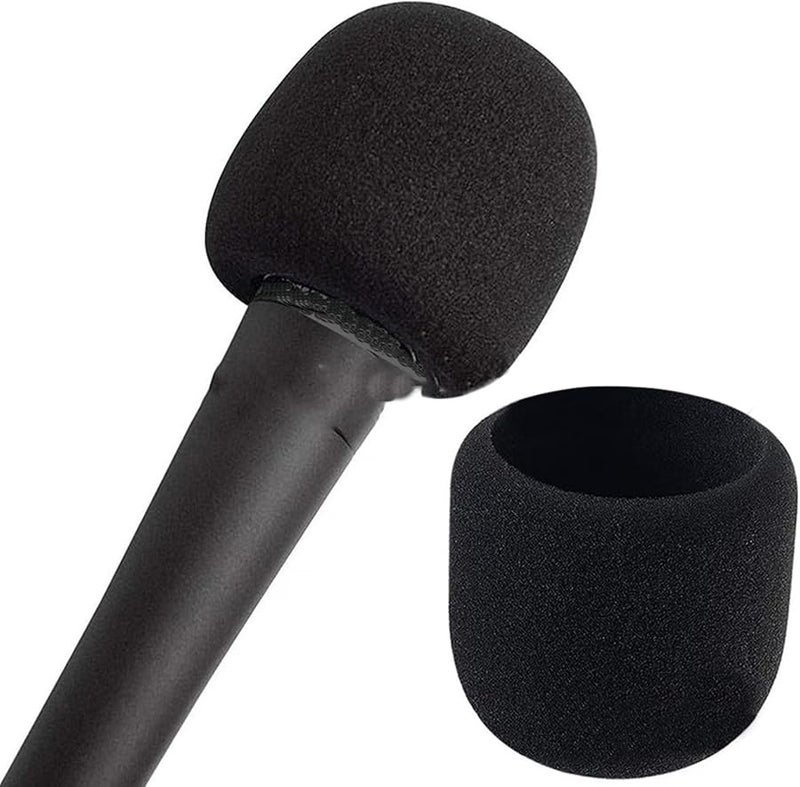 High Density Foam Microphone Windscreen Cover Breathable Noise Reduction Handheld - Image 3