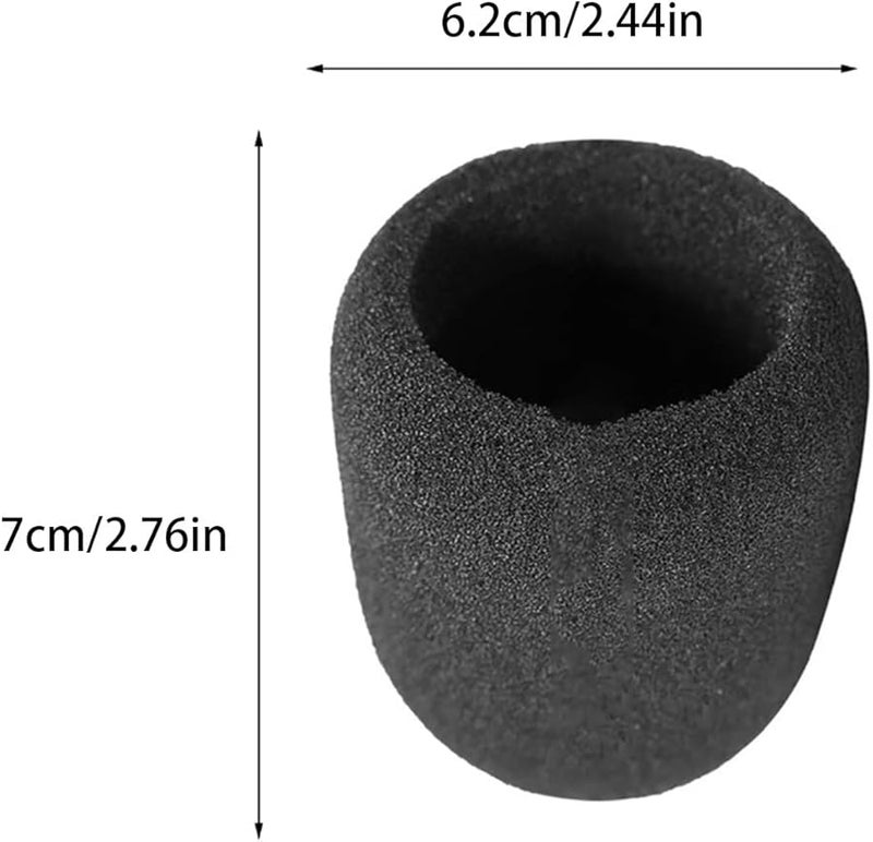 High Density Foam Microphone Windscreen Cover Breathable Noise Reduction Handheld - Image 4