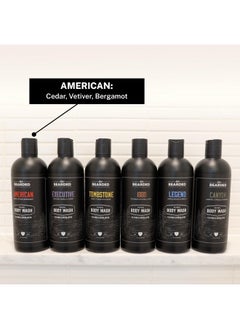 Live Bearded Allnatural Charcoal Body Wash For Men Exfoliating Moisturizing Body Wash With Charcoal Men’S Shower Gel Cedar Vetiver Bergamot  - Image 3