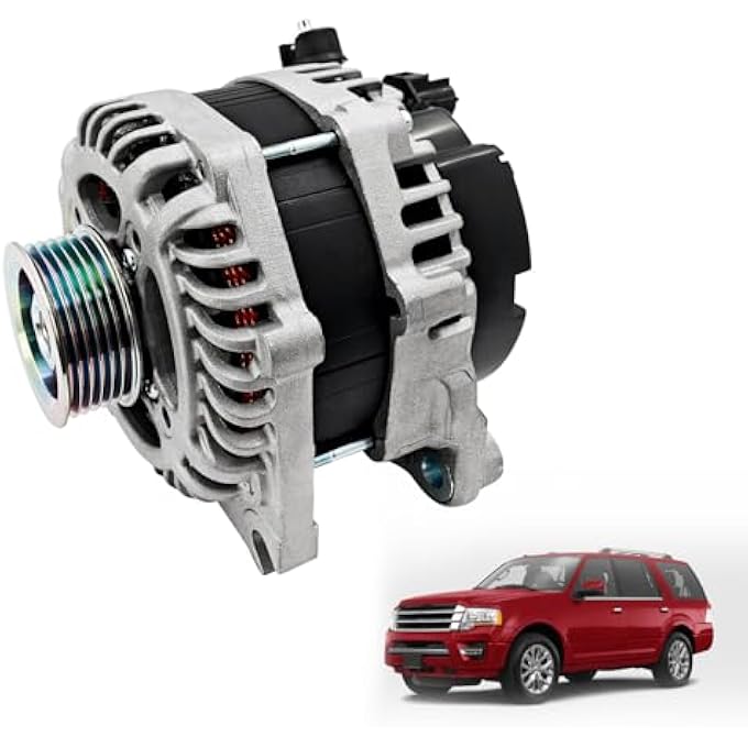 HonHuCo FL1Z10346A Alternator Compatible with Ford Expedition 2015-2017 & Lincoln Navigator 2015-2017, 3.5L, 12V 250A Replace# FL1Z10346B - Image 1