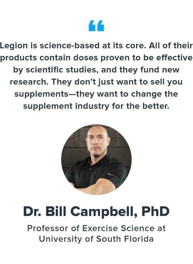 Legion Pulse Pre Workout Supplement - All Natural Nitric Oxide Preworkout Drink To Boost Energy, Creatine Free, Naturally Sweetened, Beta Alanine, Citrulline, Alpha Gpc (Watermelon) - Image 4