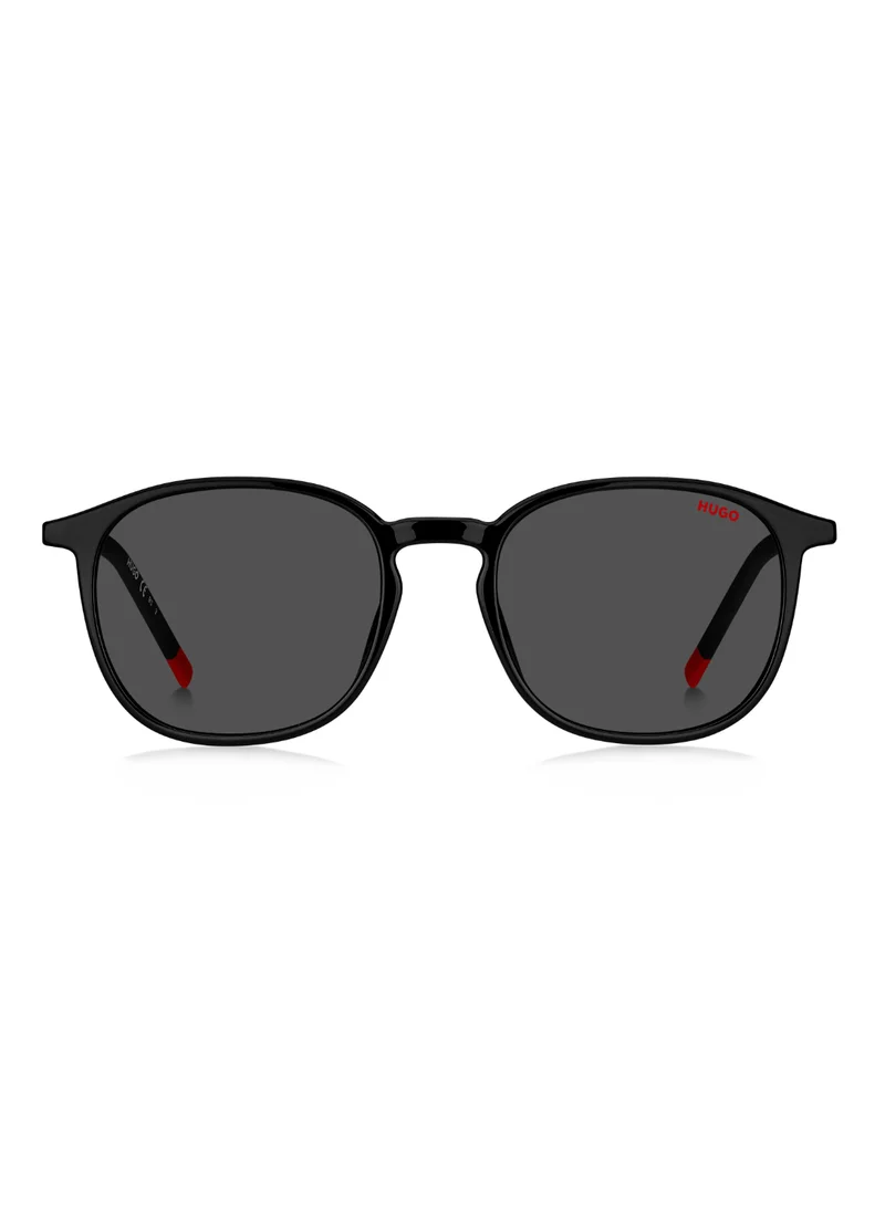 هوجو Men's UV Protection Sunglasses Hg 1229/S Black 44.7 - Lens Size: 52 Mm