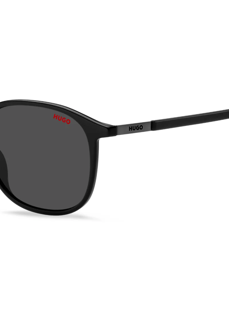 هوجو Men's UV Protection Sunglasses Hg 1229/S Black 44.7 - Lens Size: 52 Mm