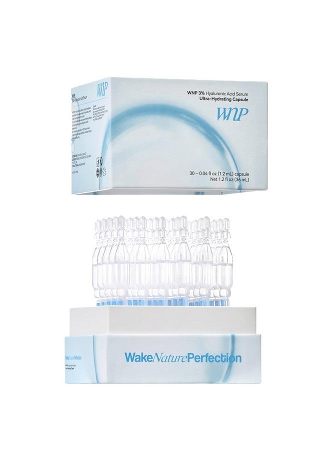 WNP Ultra Hydrating Serum 3% 4D Hyaluronic Acid Smoother Skin|Pre-makeup SkinCare|Anti-Aging serum for face Single-Use Vials Skincare for Dry&Sensitive skin(1.2 ml)*30 - Image 1
