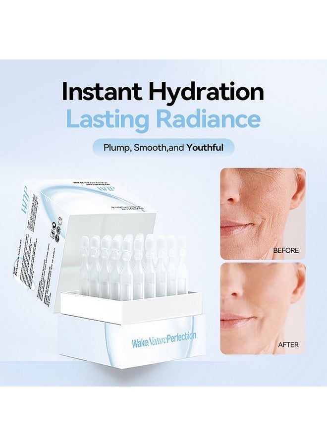 WNP Ultra Hydrating Serum 3% 4D Hyaluronic Acid Smoother Skin|Pre-makeup SkinCare|Anti-Aging serum for face Single-Use Vials Skincare for Dry&Sensitive skin(1.2 ml)*30 - Image 4